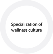 Specialization of wellness culture