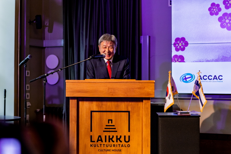 학교법인 원광학원 성시종 이사장 축사모습