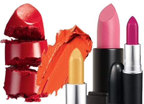 다양한 립스틱 색깔 사진