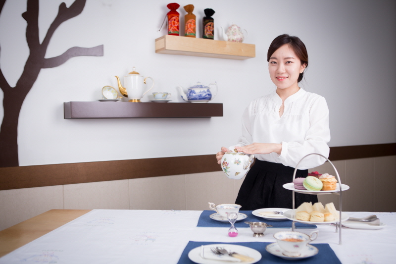 차문화경영학과 학생