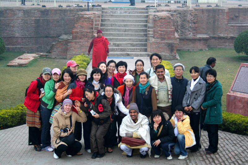 요가명상학과 인도 연수 모습